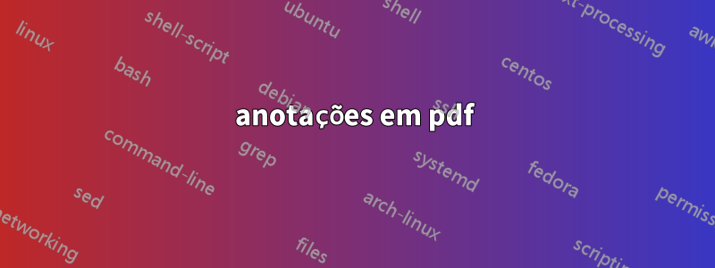 anotações em pdf