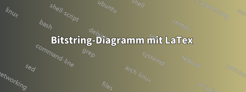 Bitstring-Diagramm mit LaTex