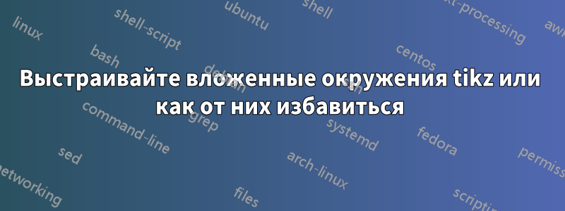 Выстраивайте вложенные окружения tikz или как от них избавиться