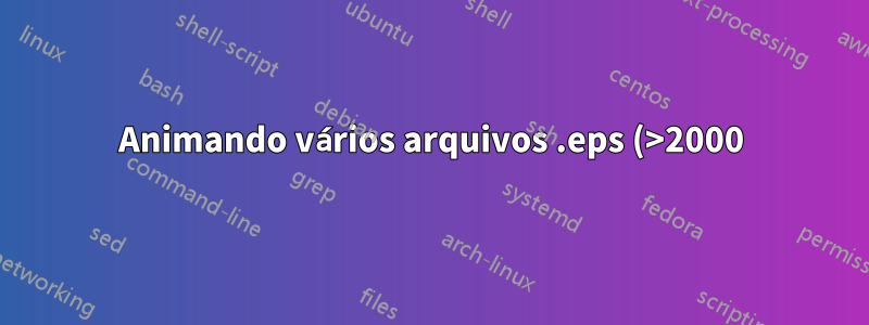 Animando vários arquivos .eps (>2000) usando \animategraphics