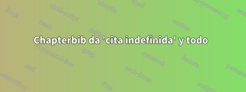 Chapterbib da 'cita indefinida' y todo 