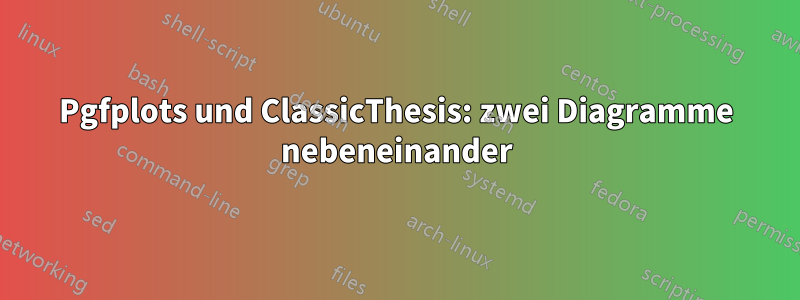 Pgfplots und ClassicThesis: zwei Diagramme nebeneinander