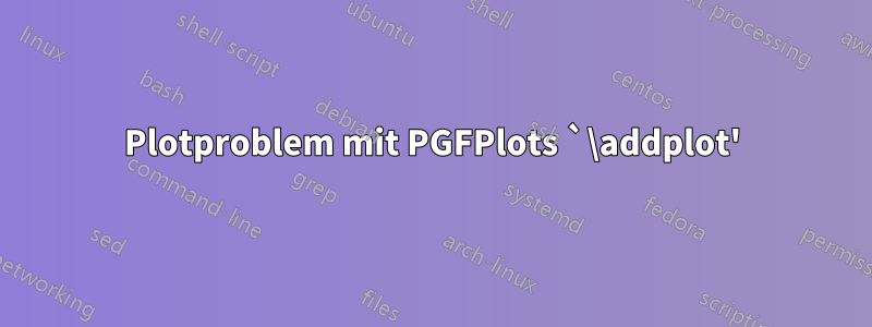 Plotproblem mit PGFPlots `\addplot'