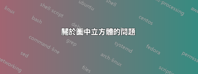 關於圖中立方體的問題