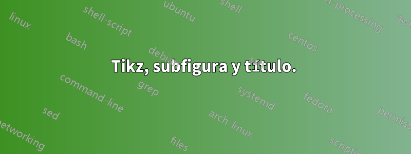 Tikz, subfigura y título.