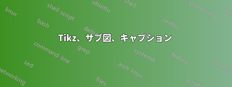 Tikz、サブ図、キャプション