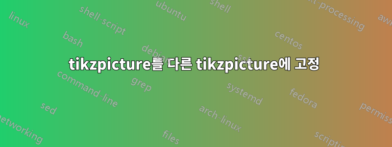 tikzpicture를 다른 tikzpicture에 고정