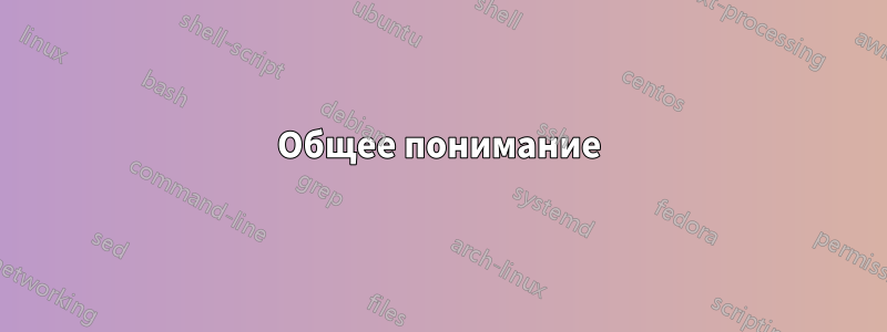 Общее понимание
