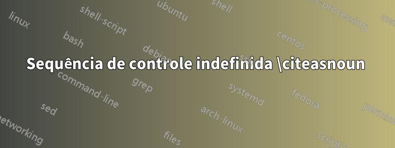 Sequência de controle indefinida \citeasnoun