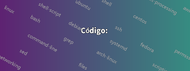 Código: