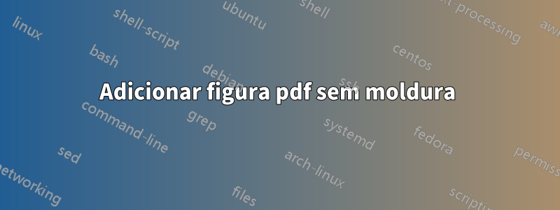 Adicionar figura pdf sem moldura