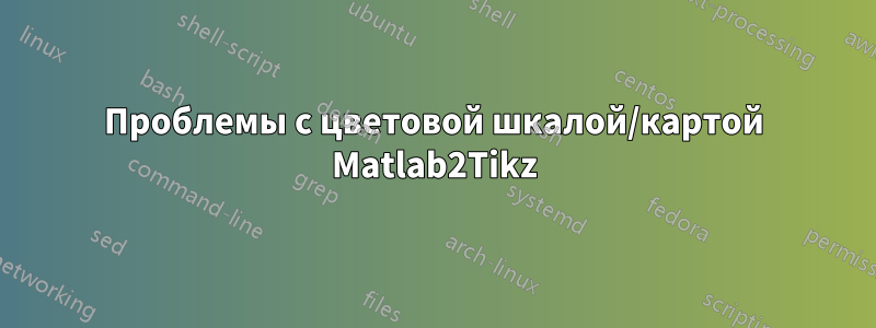 Проблемы с цветовой шкалой/картой Matlab2Tikz