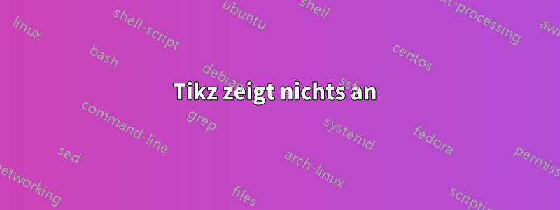 Tikz zeigt nichts an 