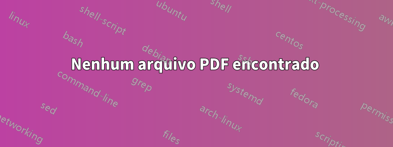 Nenhum arquivo PDF encontrado