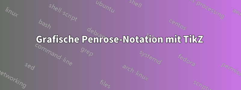 Grafische Penrose-Notation mit TikZ