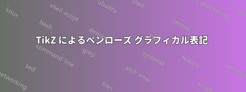 TikZ によるペンローズ グラフィカル表記