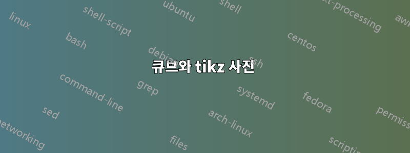 큐브와 tikz 사진