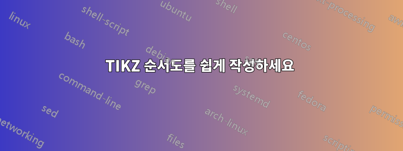 TIKZ 순서도를 쉽게 작성하세요