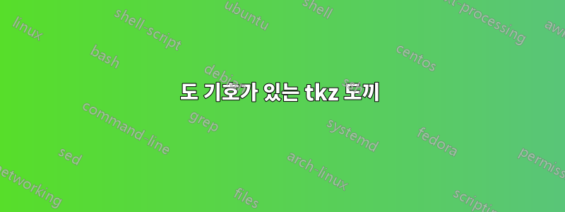도 기호가 있는 tkz 도끼