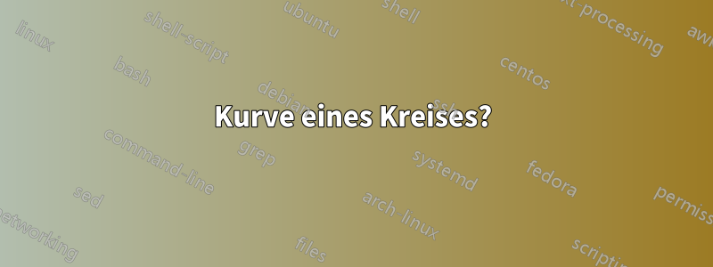Kurve eines Kreises?
