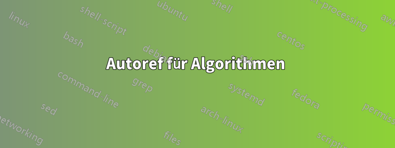 Autoref für Algorithmen
