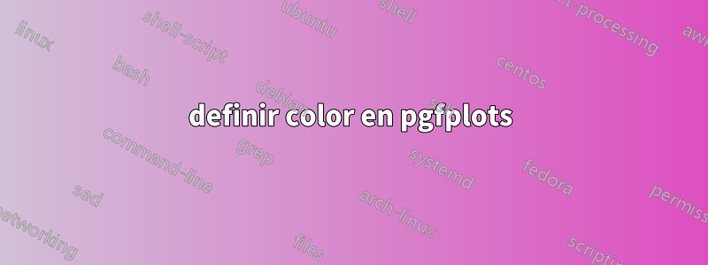 definir color en pgfplots