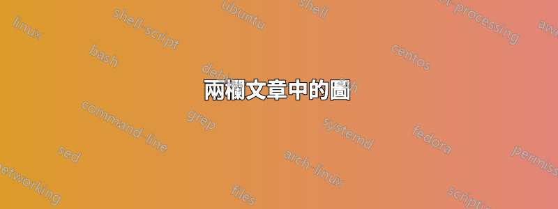 兩欄文章中的圖