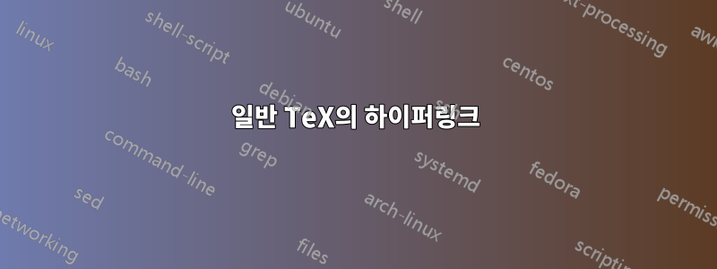 일반 TeX의 하이퍼링크