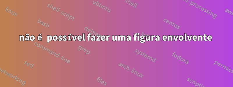 não é possível fazer uma figura envolvente