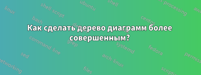 Как сделать дерево диаграмм более совершенным?