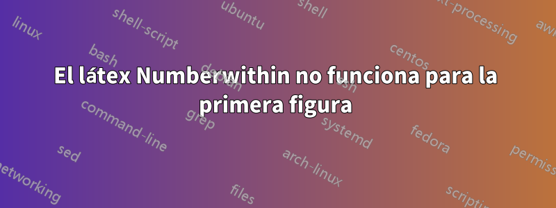 El látex Numberwithin no funciona para la primera figura