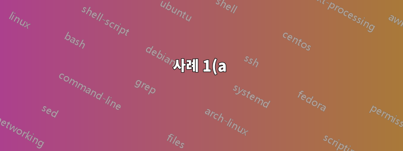 사례 1(a)와 같이 증거에서 사례 번호를 매기는 방법