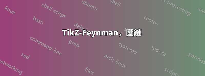 TikZ-Feynman，圖鏈