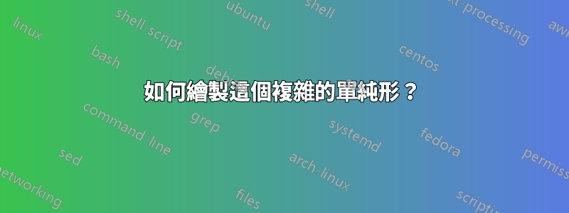 如何繪製這個複雜的單純形？