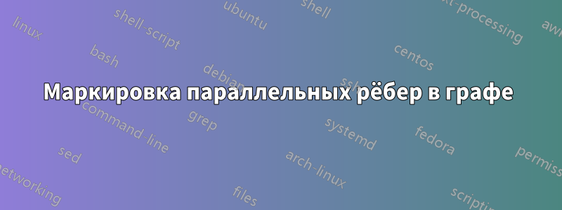 Маркировка параллельных рёбер в графе