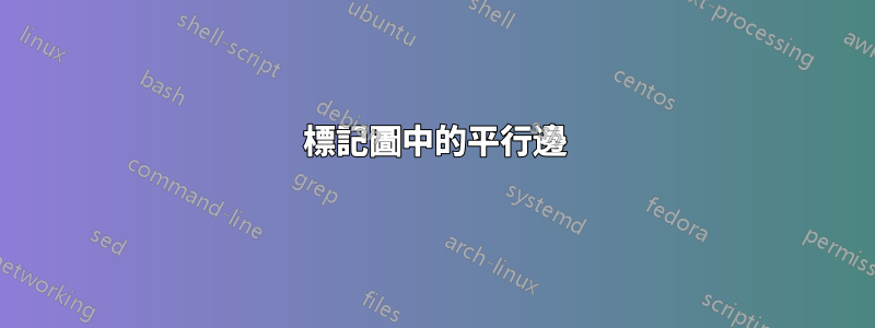標記圖中的平行邊