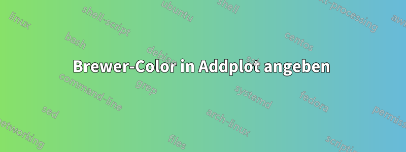 Brewer-Color in Addplot angeben