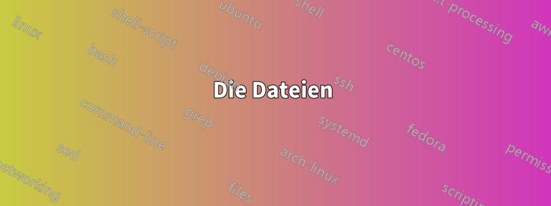 Die Dateien