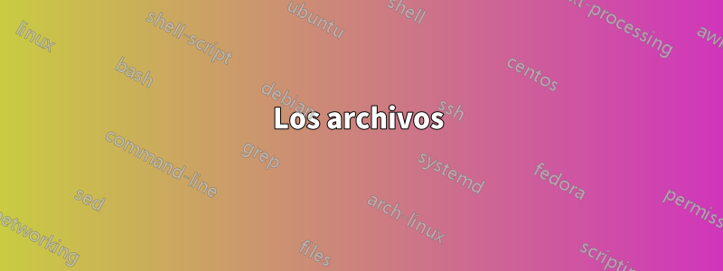 Los archivos