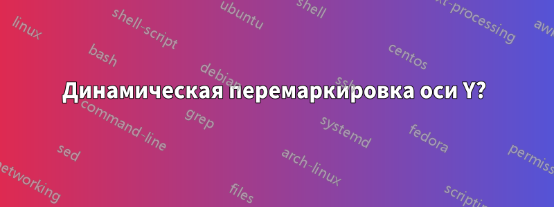 Динамическая перемаркировка оси Y?