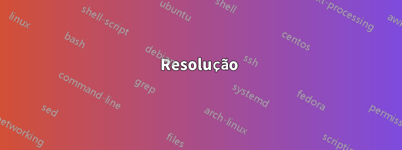 Resolução