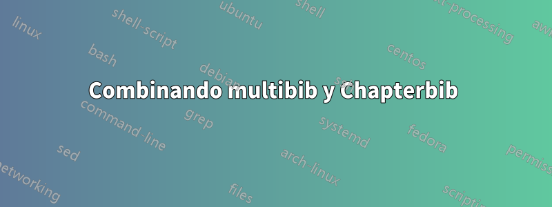 Combinando multibib y Chapterbib