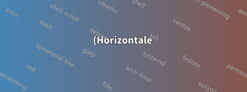 (Horizontale) Position der Miniseite ändern