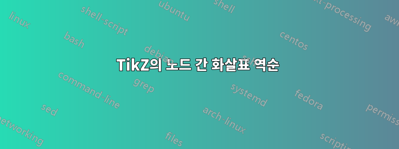 TikZ의 노드 간 화살표 역순