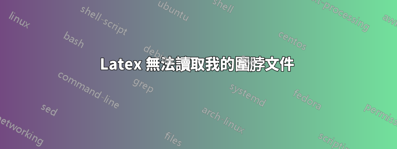 Latex 無法讀取我的圍脖文件