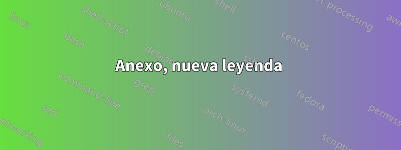 Anexo, nueva leyenda