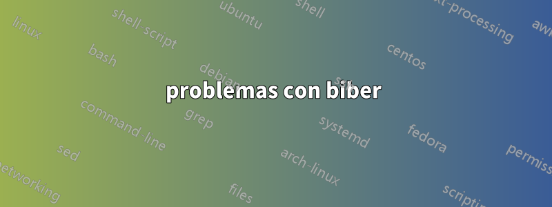 problemas con biber