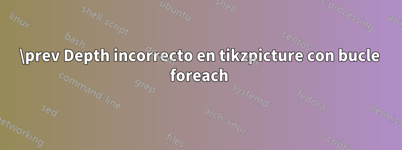 \prev Depth incorrecto en tikzpicture con bucle foreach