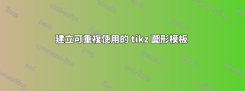 建立可重複使用的 tikz 圖形模板