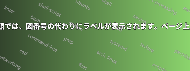 Lyxの相互参照では、図番号の代わりにラベルが表示されます。ページ上フォーマット 